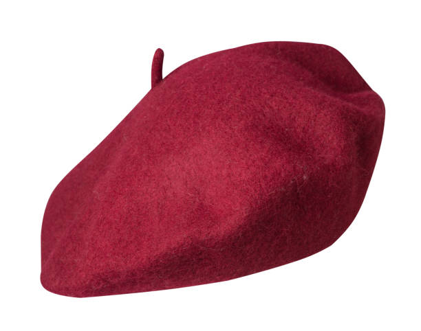 istock Beret isolated on white background. hat female beret 1185118981