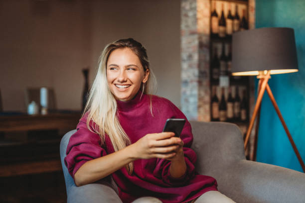 istock Woman at her home 1185122141