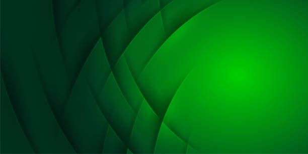 абстрактный зеленый фон - green background wave abstract light stock illustrations