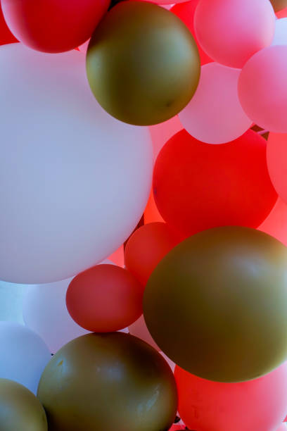 istock purple and pink Balloons Arches for wedding 1185144099