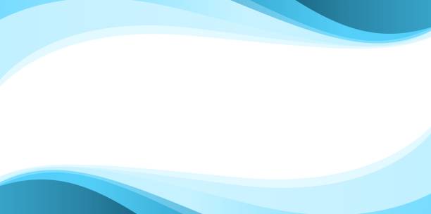 latar belakang abstrak sederhana biru - horizontal komposisi foto ilustrasi stok