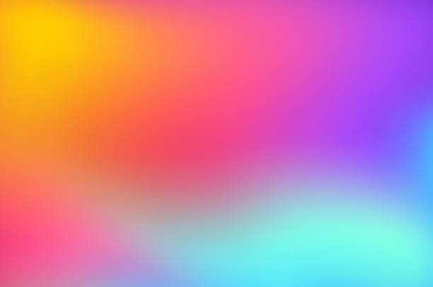 ilustrações de stock, clip art, desenhos animados e ícones de abstract blurred colorful background - gradiente de cor