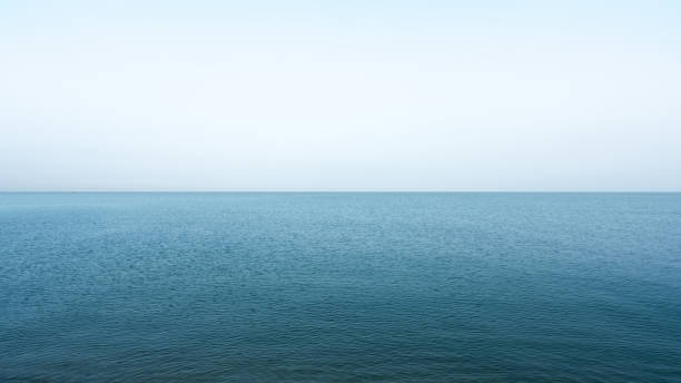 istock Calm sea and blue sky landscape 1185157069