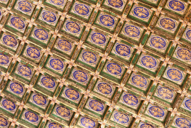 istock Traditional Chinese ceiling pattern in the Imperial Palace, Beijing 1185174976