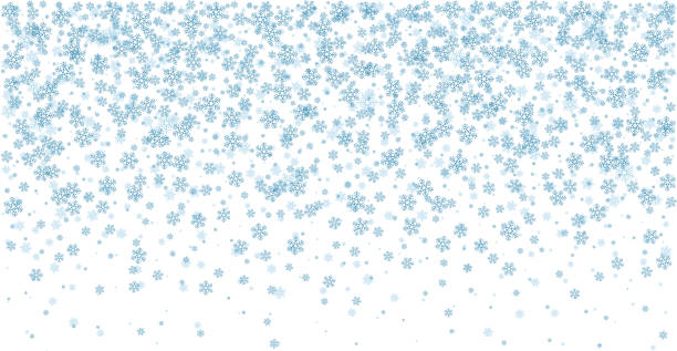 istock Falling snow vector. Winter background with snowflakes. Holiday background with snowflakes . Vector Illustration. 1185182272