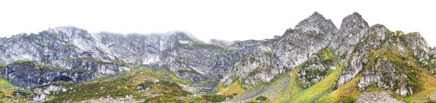 istock landscape panorama of top mountains 1185184325