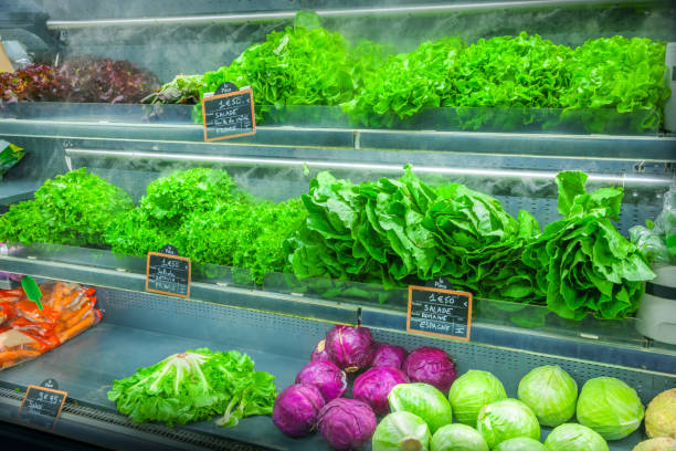 istock Vegetables at a market stall 1185187411