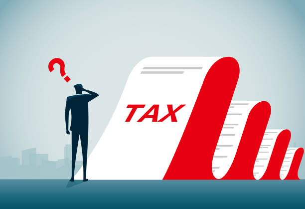 receipt commercial illustrator taxes stock illustrations