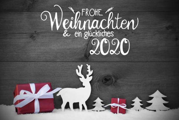 istock Reindeer, Gift, Tree, Snow, Happy 2020 Means Happy 2020 1185187490