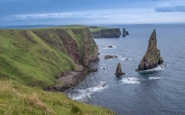 istock Sea stacks, Duncansby Head, Route NC500, Scottish Highlands 1185192894