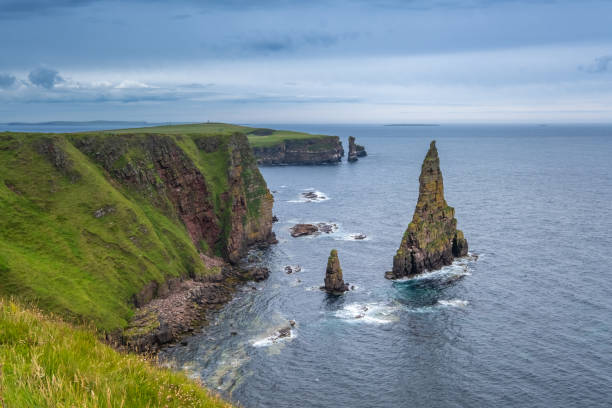 istock Sea stacks, Duncansby Head, Route NC500, Scottish Highlands 1185192902