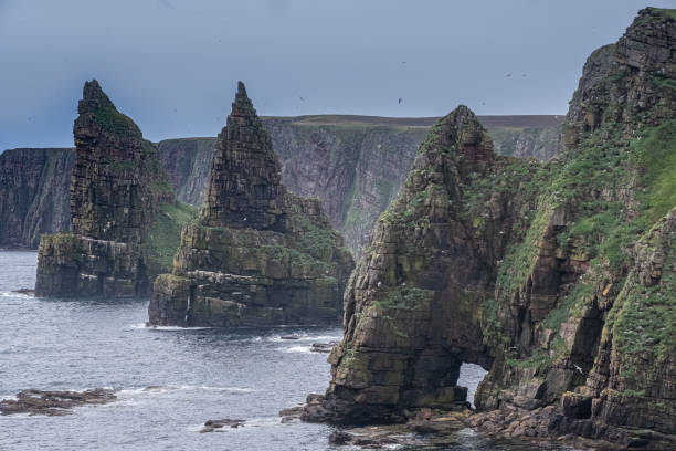 istock Sea stacks at Duncansby Head, Route NC500, Scottish Highlands 1185193049