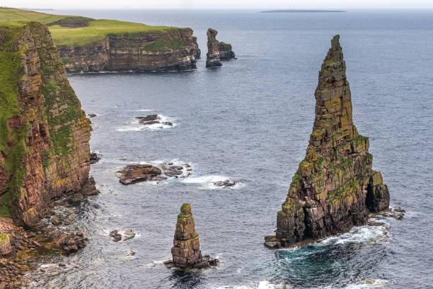 istock Sea stacks at Duncansby Head, Route NC500, Scottish Highlands 1185193062