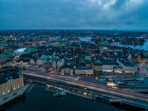 istock Aerial view over Stockholm 1185197062