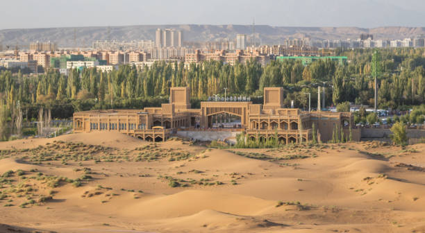 istock Kumtag Desert, Xinjiang Autonomous region. China 1185207943