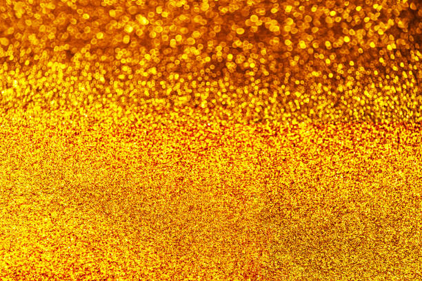 istock Golden bokeh holiday party background. 1185208222