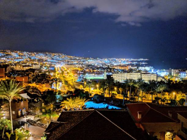istock Tenerife Canary Islands by night 1185211340