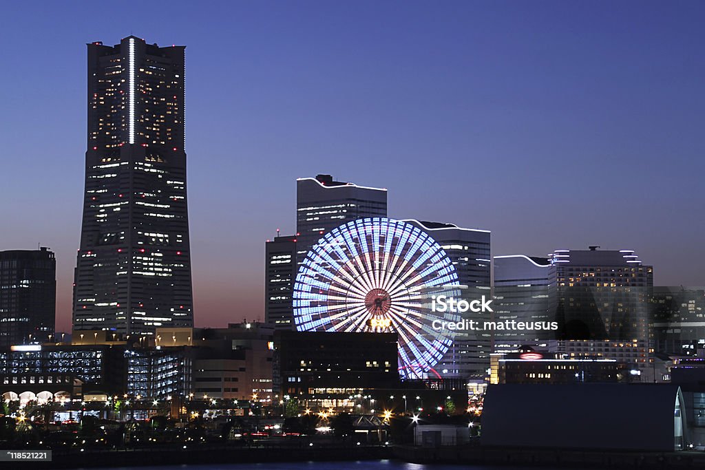 Yokohama Stadt horizontal - Lizenzfrei Asien Stock-Foto