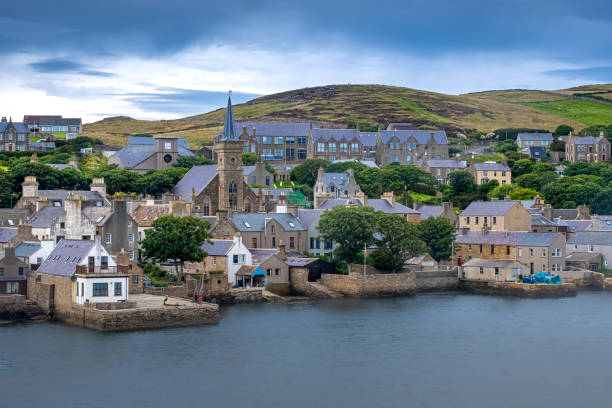 Stromness locally, the second-most populous town in Orkney, Scotland. Stromness locally, the second-most populous town in Orkney, Scotland. orkney islands stock pictures, royalty-free photos & images