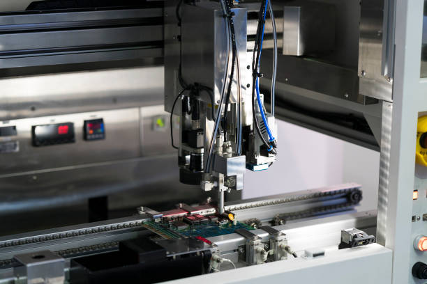 istock obot and automation system for modern manufacturing. 1185222216