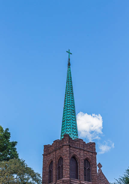 istock Old Bell Tower and Green Steeple 1185224774