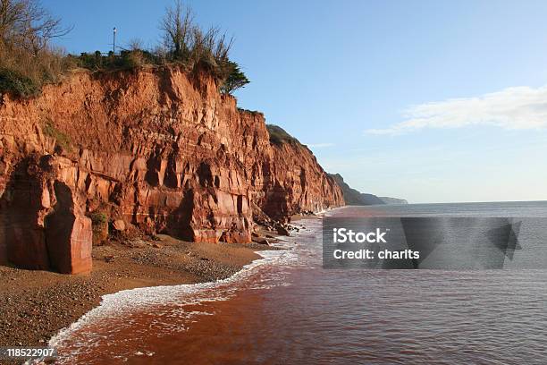 Nbsp Jurassic Coastline Sidmouth - Fotografie stock e altre immagini di Acqua - Acqua, Ambientazione esterna, Ciottolo