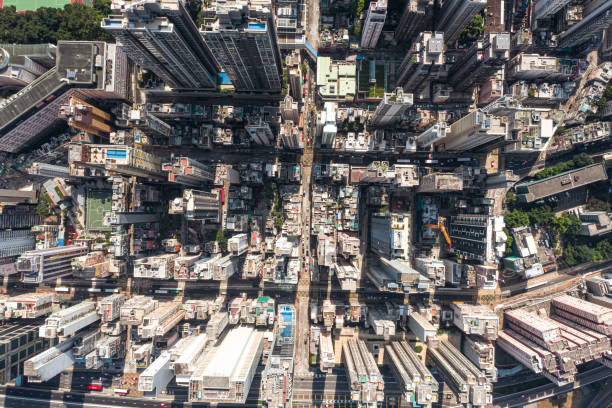 istock Hong Kong City Drone view 1185230186