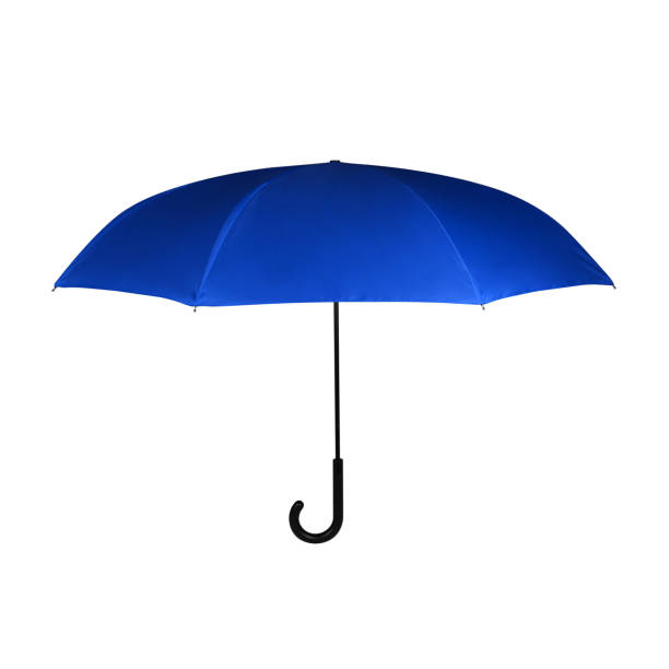 istock Blue 6 panels 23in j hook umbrella 1185232812