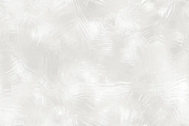 Photo of Silver White Foil Scratched Ice Frost Glass Shiny Winter Christmas Background Abstract Dirty Stucco Putty Wall Skate Hockey Rink Window Frozen Fractal Pattern Seamless Light Grey Crumpled Metallic Paper Texture Sparse Cute Elegance Glowing Arctic High Key