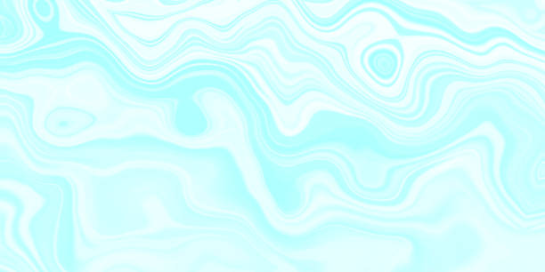 청록색 흰색 파동 겨울 패턴 blob 구름 거품 거품 연기 대리석 추상파 물아귀 옴브레 판타지 젖은 배경 조인청소 순도 물 부드러움 높은 키 질감 왜곡 된 미세 프랙탈 예술 - high key 이미지 뉴스 사진 이미지