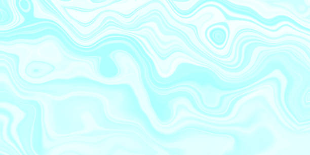 Turquoise White Wave Winter Pattern Blob Clouds Bubble Foam Smoke Marble Abstract Rippled Undersea Cute Ombre Fantasy Wet Background Condendation Cleaning Purity Water Softness High Key Texture Distorted Fine Fractal Art