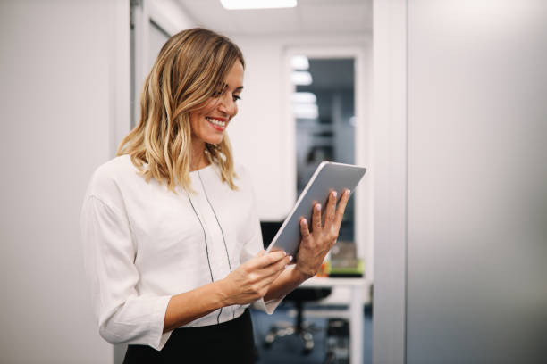 istock Businesswoman in the office 1185236615