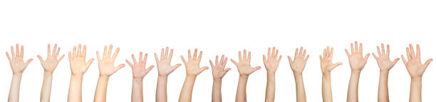 istock child hands of different colors isolated on white background 1185237196