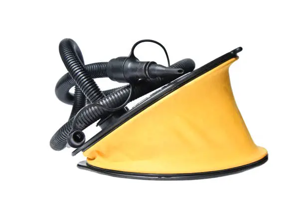 Boat foot pump. Foot air pumper tool.