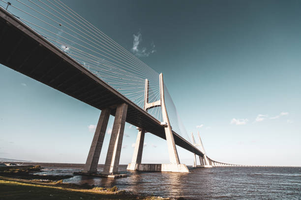 istock Vasco da Gama Bridge in Lisbon - United Kingdom 1185242325