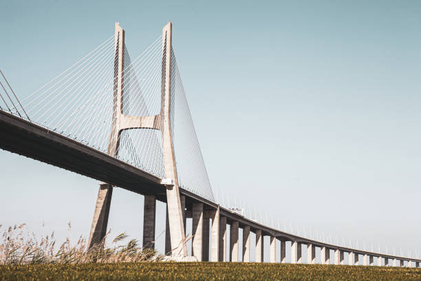 istock Vasco da Gama Bridge in Lisbon - United Kingdom 1185242355