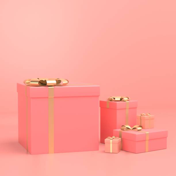 istock 3d render image of pink colorful gift box for celebrete on special day 1185244826