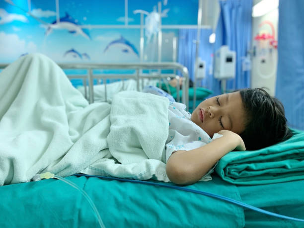 istock An Asian boy who is ill with Adenoid disease 1185249120