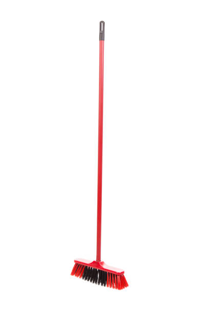 istock Close up of red black broom. 1185250988