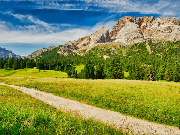 istock landscape with road and mountains in summer 1185259150