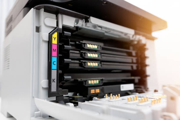 istock Toners in the laser printer 1185260642