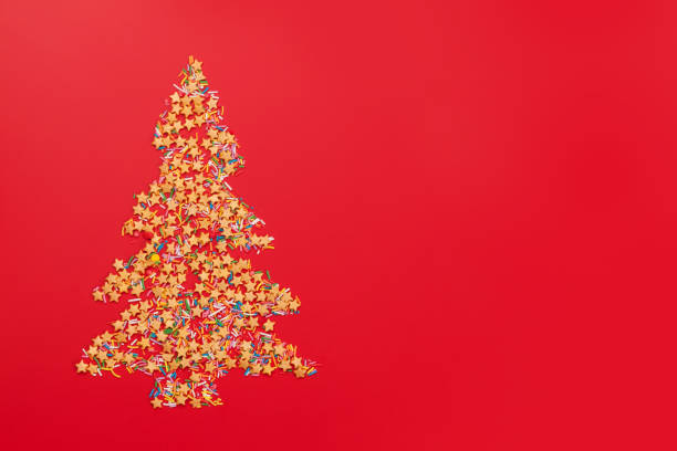 istock Christmas card with colorful sweets 1185262086
