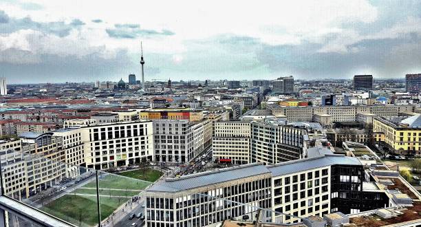 istock Panoramic view of Potsdamer Platz 1185262392