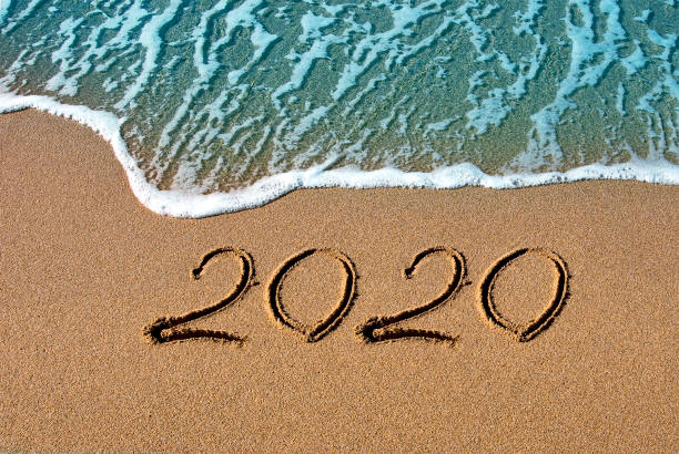 istock New year on the sand 1185266389
