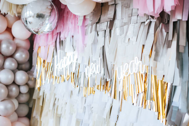 istock Bright background for new year party 1185270864