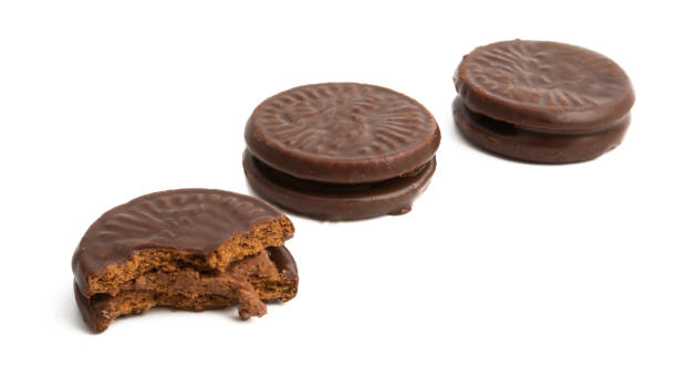 istock chocolate sandwich cookies isolated 1185274194