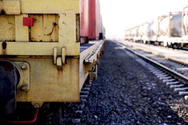 istock A Close up Look at a Waiting Freight Train Wagons on the railway 1185275613