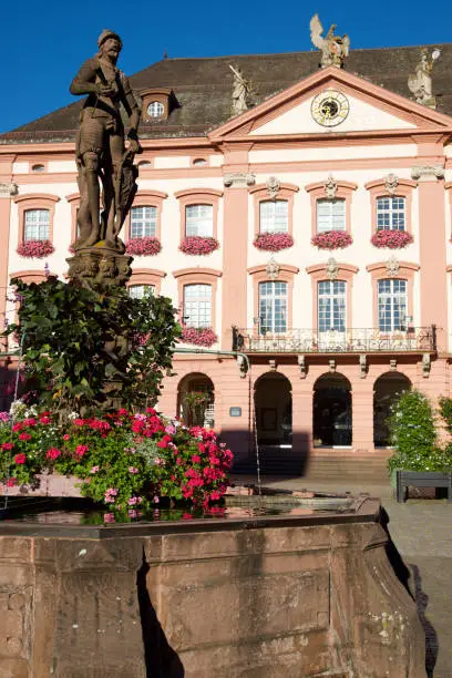 View of a Town Hall in the village of Gengenbach, Germany.