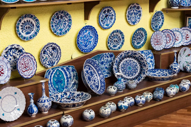 istock Traditional Turkish decorative ceramics interior decoration 1185278848