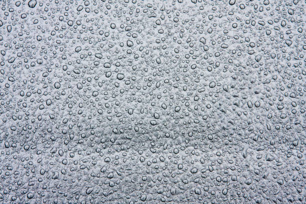 grey droplets stock photo